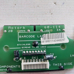 Rotork 60-114 Local Control Panel Gsk0749