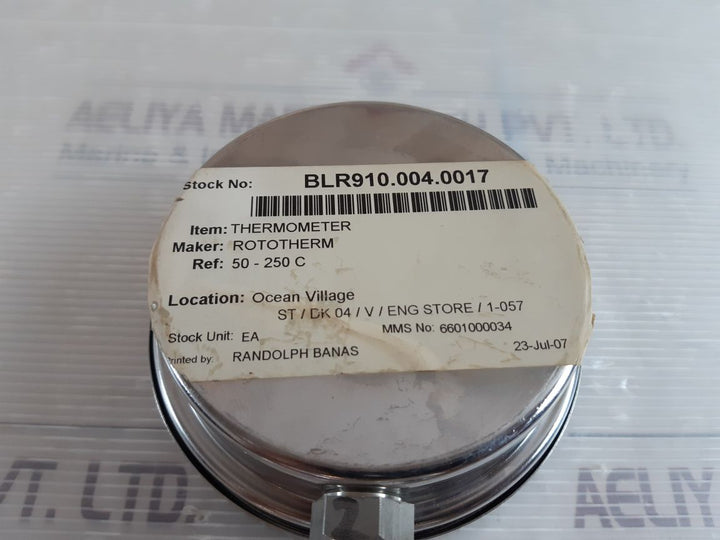 Rototherm 8703000 Thermometer 50-250°C
