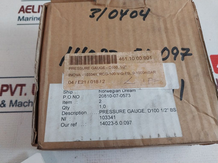 Rototherm 817213/1/1 Pressure Gauge