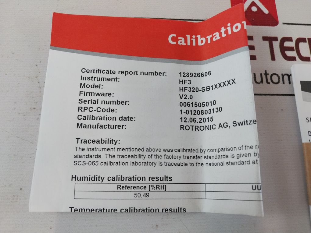 Rotronic Hf320-sb1Xxxxx
