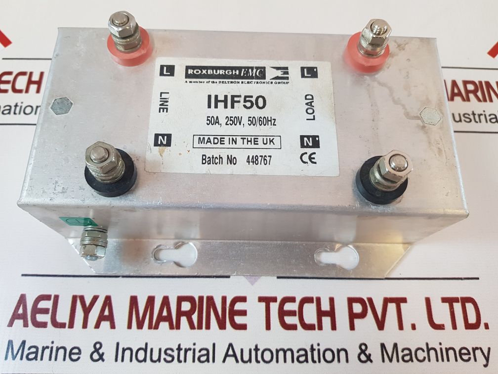 Roxburgh Emc Ihf50 Flange Mount Rfi Filter