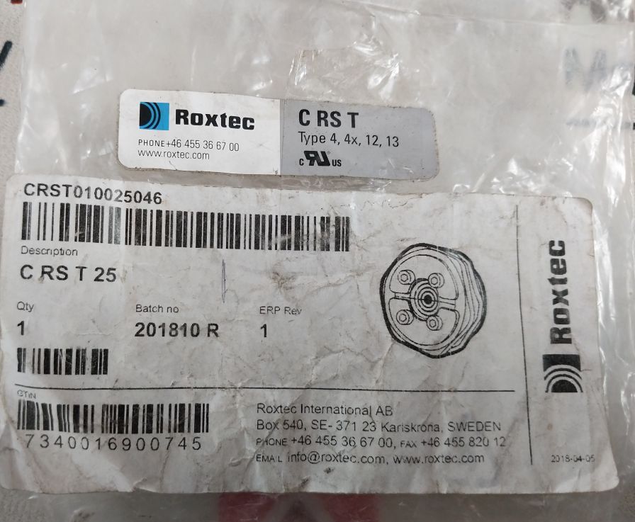 Roxtec C Rs T Compact Entry Seal For Single Cables