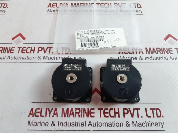 Isolec Rs-45120 Current Transformer 40/5