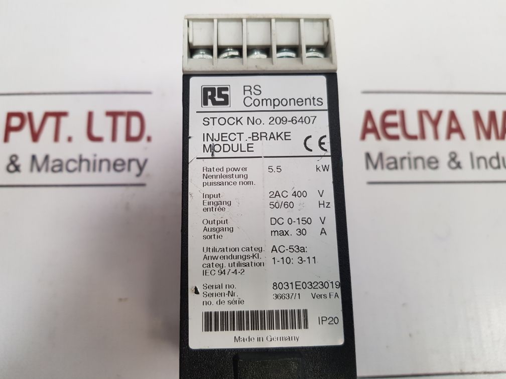 Rs 209-6407 Injection Brake Module
