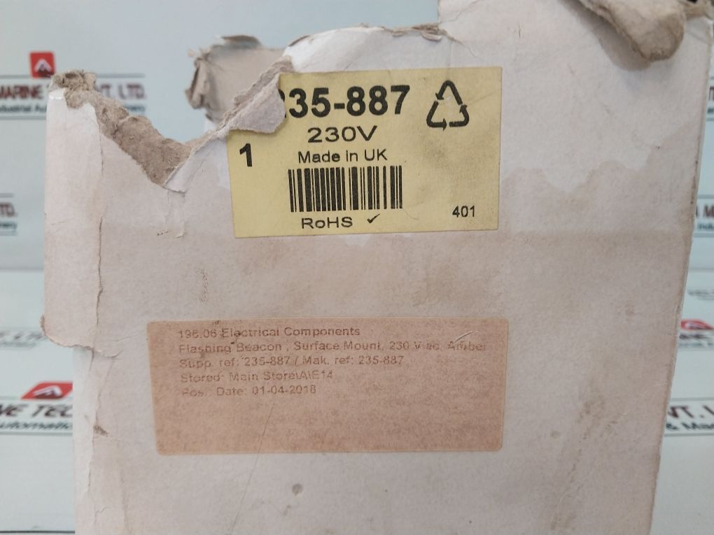 Rs 235-887 Flashing Beacon Surface Mount 230V Ac Ip56