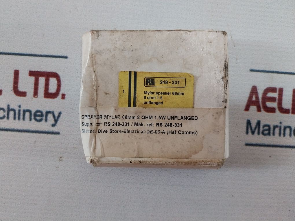 Rs 248-331 Mylar Speaker 66 Mm 8 Ohm