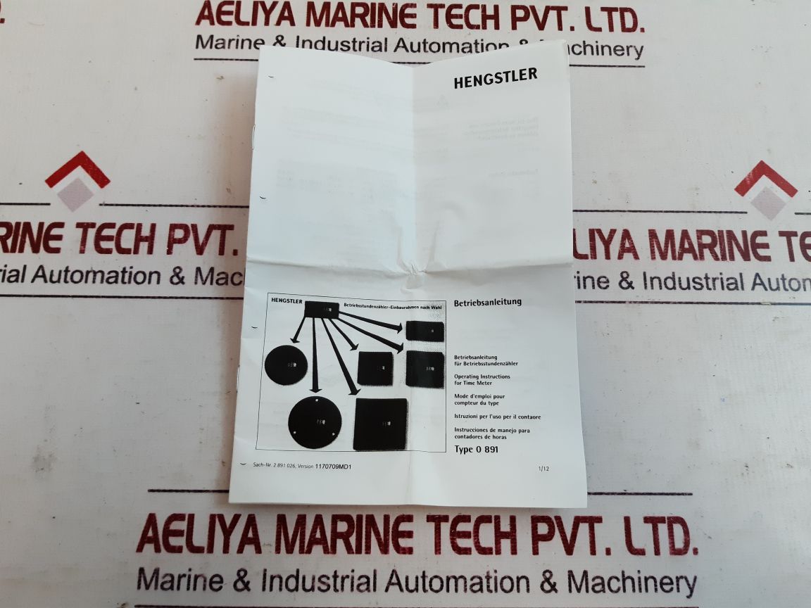 Rs 260-072 Hour Meter