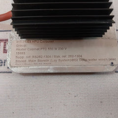 Rs 282-1304 Cabinet Heater 550W 230V