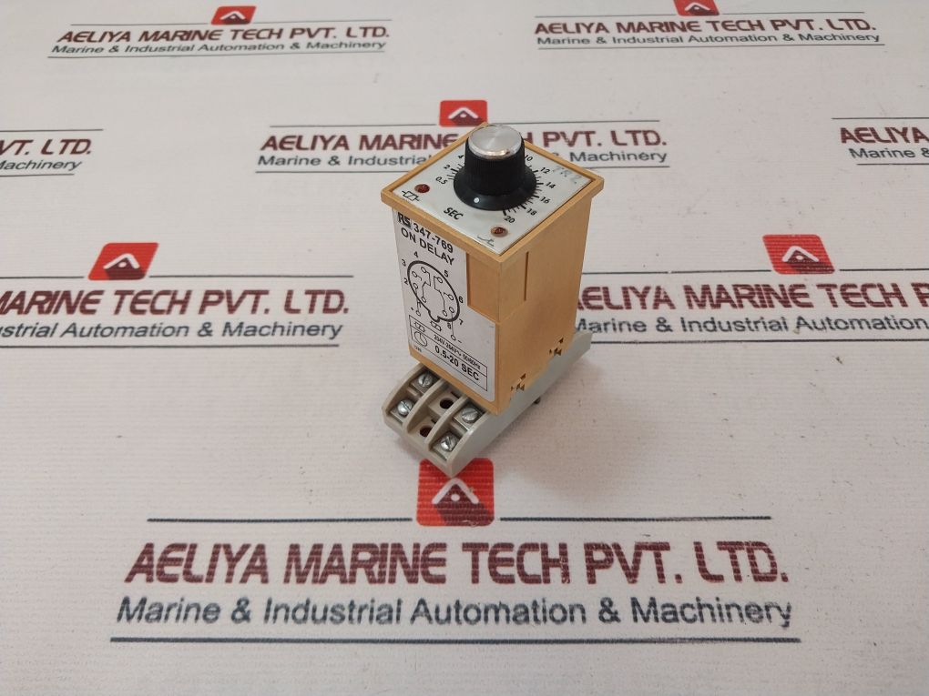 Rs 347-769 Panel Mount Single Function Timer Relay