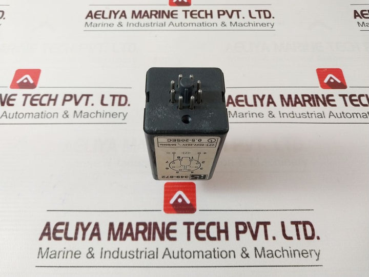 Rs 349-872 Time Delay Relay 0.5-20 Sec