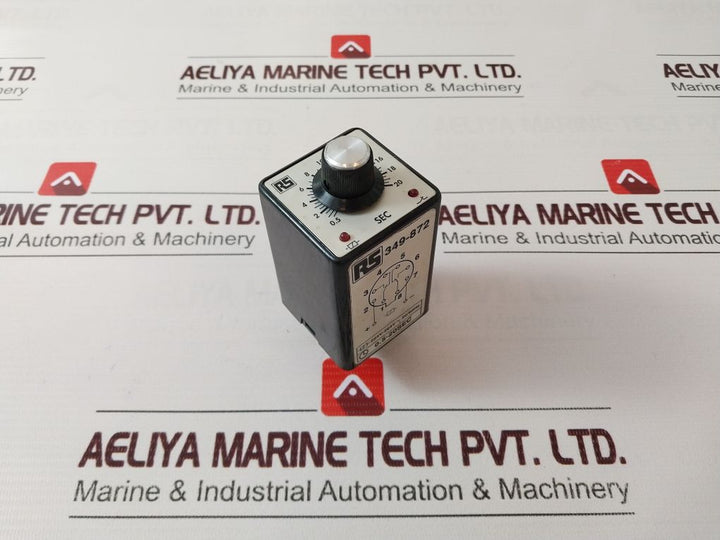 Rs 349-872 Time Delay Relay 0.5-20 Sec