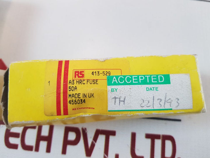 Rs 413-529 Fuse A3,50Amp