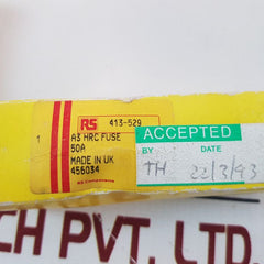 Rs 413-529 Fuse A3,50Amp