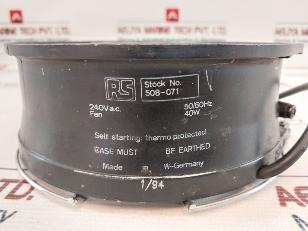 Rs 508-071 Axial Fan