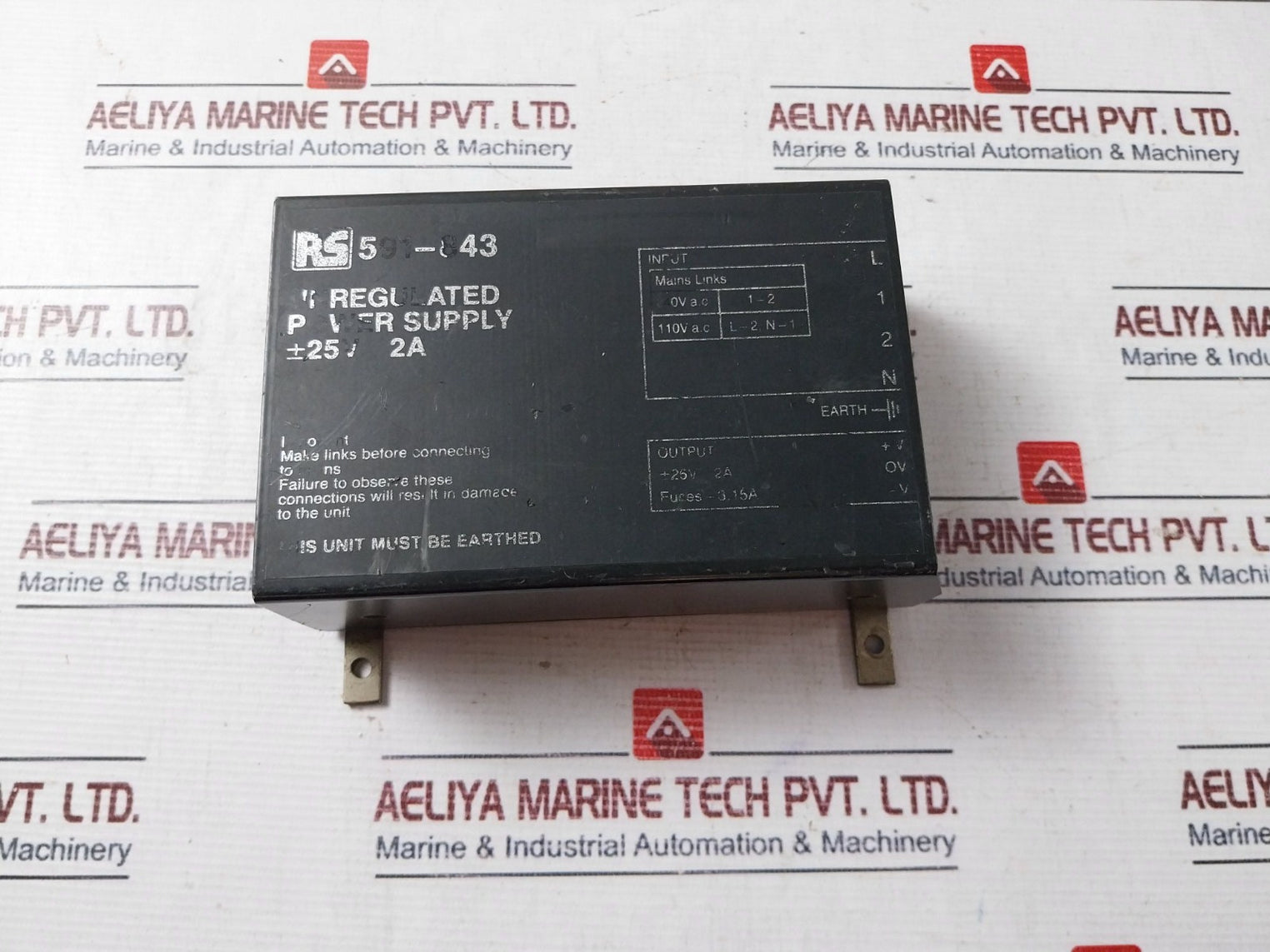 Rs 591-843 Unregulated Power Supply 240V Ac