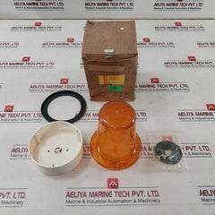 Rs 626-949 Beacon Dome Cover Amber Smooth Ip65