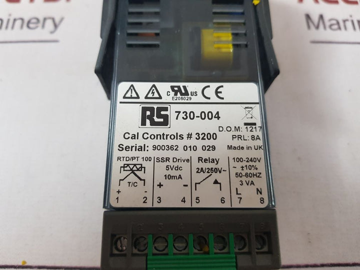Rs 730-004 Temperature Controller Cal 3200