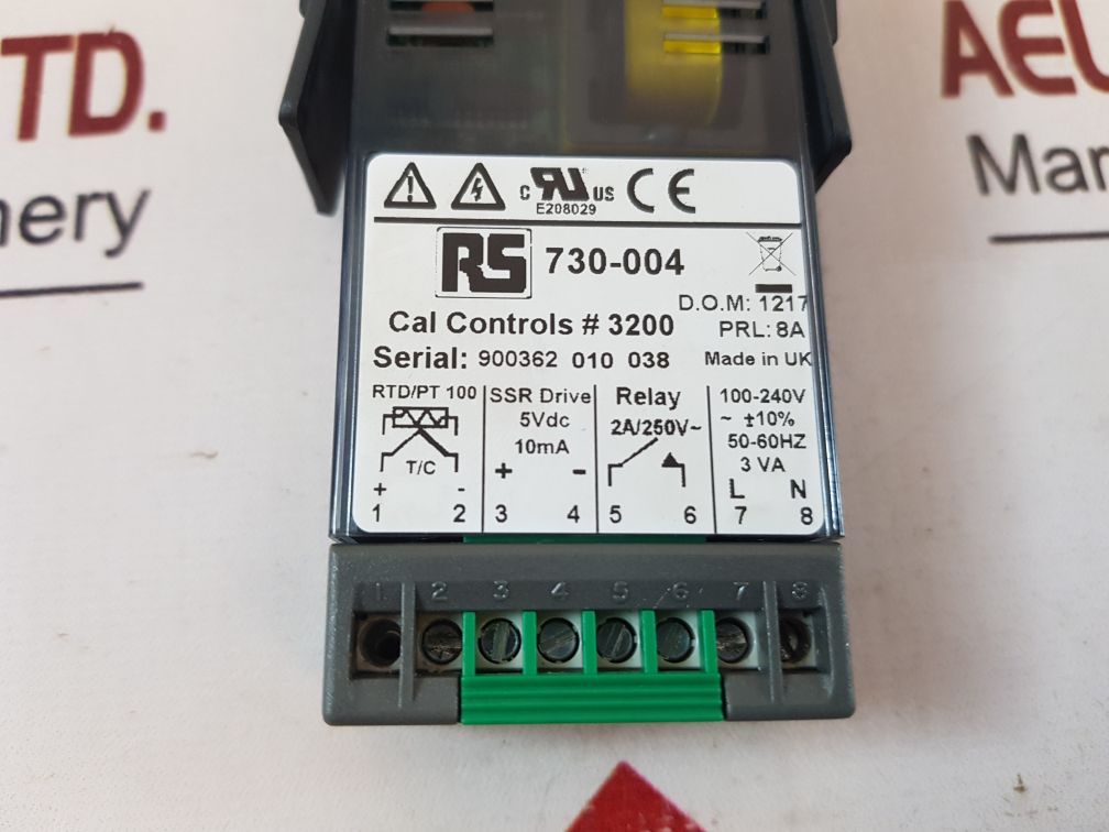 Rs Cal 3200 Temperature Controller 730-004