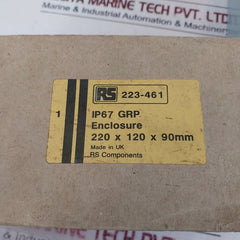 Rs Components 223-461 Enclosure 220 X 120 X 90Mm