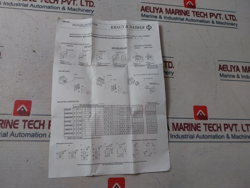 Rs Components 282-1528 Switch-disconnector