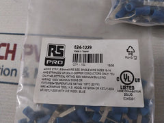 Lot Of 100X Rs Pro 624-1229 Hook Insulated Crimp Blade Terminal 6.8Mm