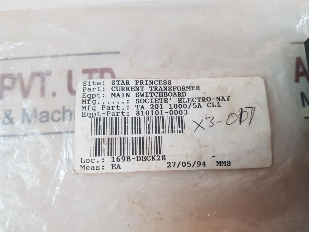 Rs Ta201 Current Transformer 1000/5