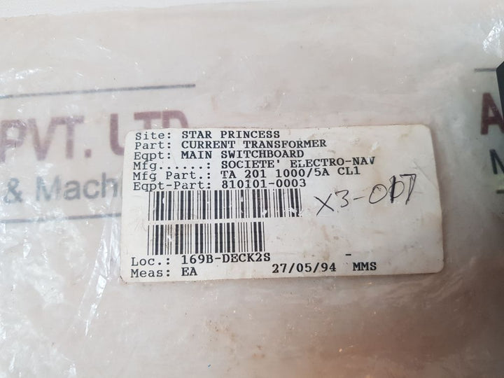 Rs Ta201 Current Transformer 1000/5