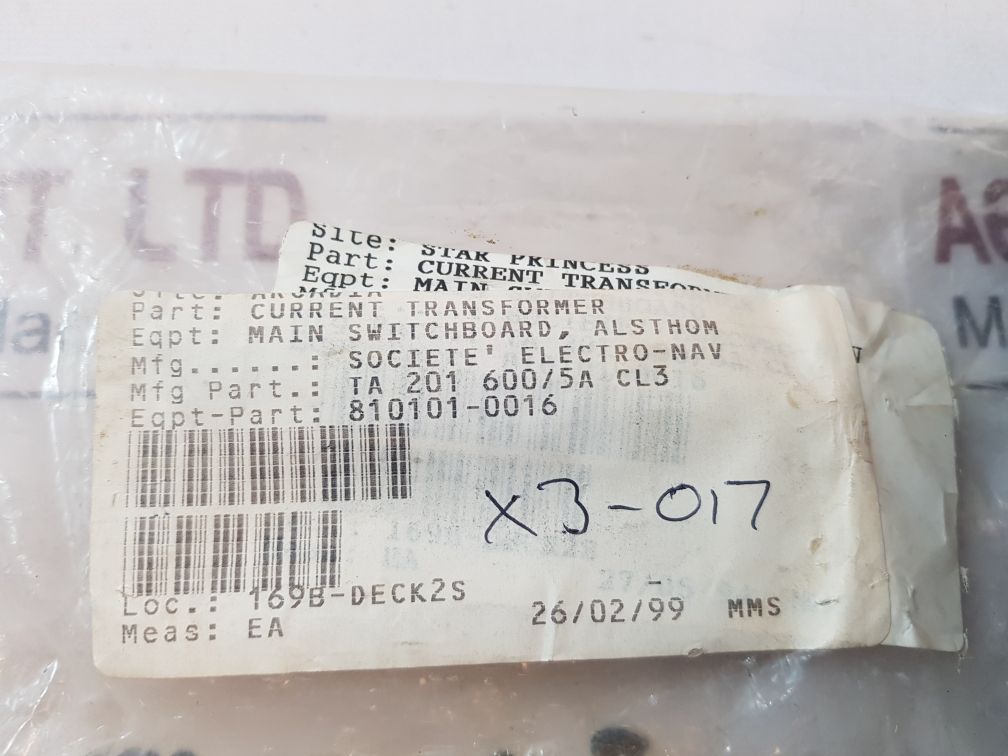 Rs Ta201 Current Transformer 600/5