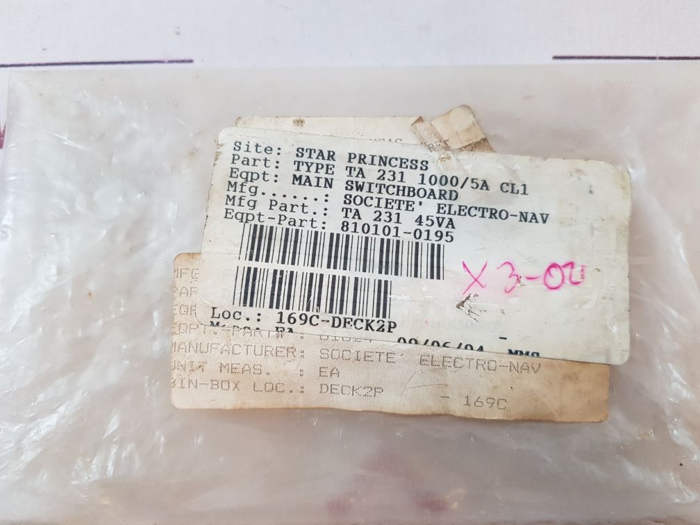 Rs Ta231 Current Transformers Ta 231 1000/5A Cl1