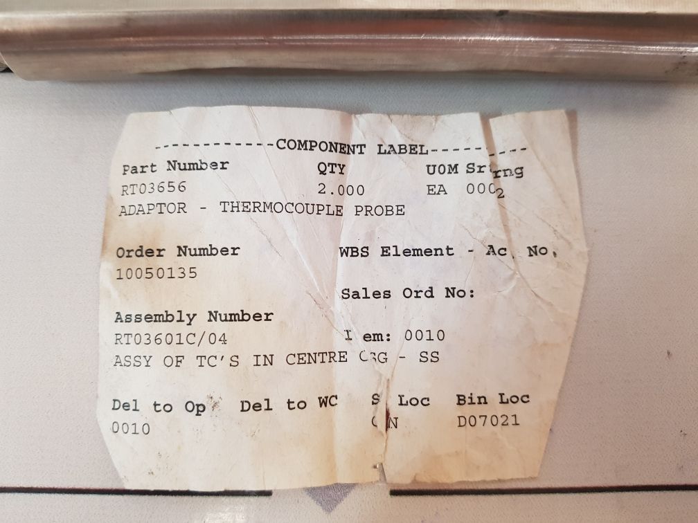 Rt03656 Adaptor-thermocouple Probe