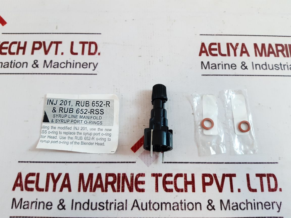 Inj 201, Rub 652-rss, Rub 652-r Syrup Line Manifold & Syrup Port O-rings
