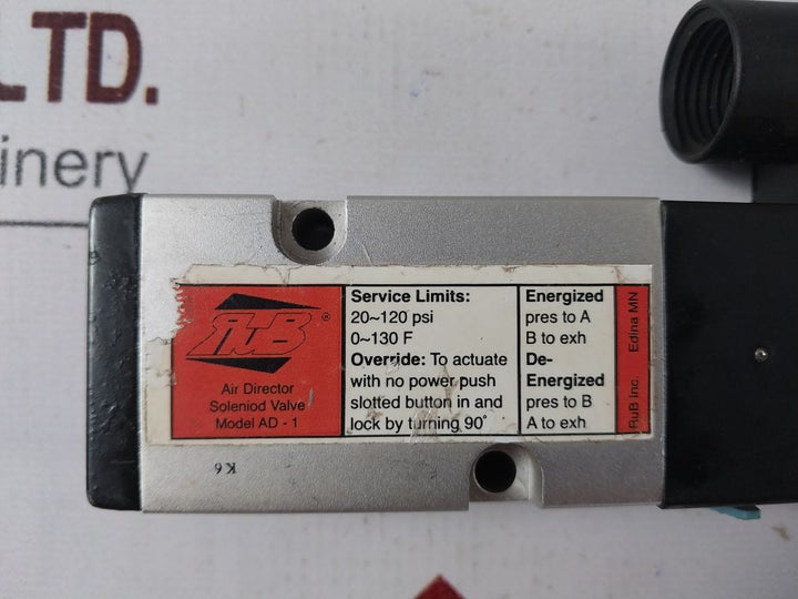 Rub Ad-1 Solenoid Valve 20~120 Psi