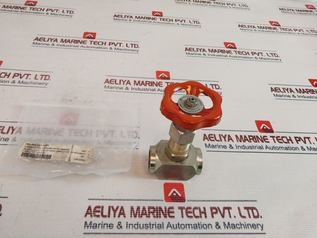 Rubinetterie Dn-1/2 Straight Steel Union End Valve (Needle) 