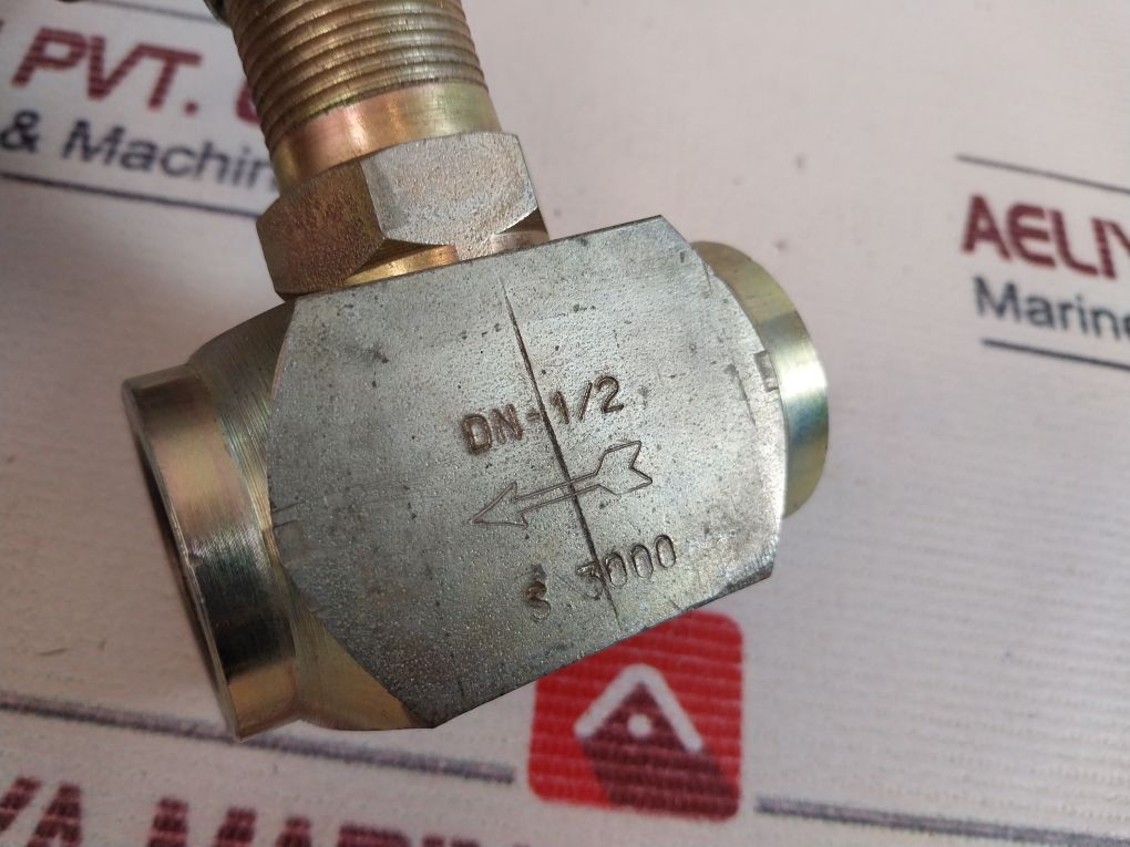 Rubinetterie Dn-1/2 Straight Steel Union End Valve (Needle) 