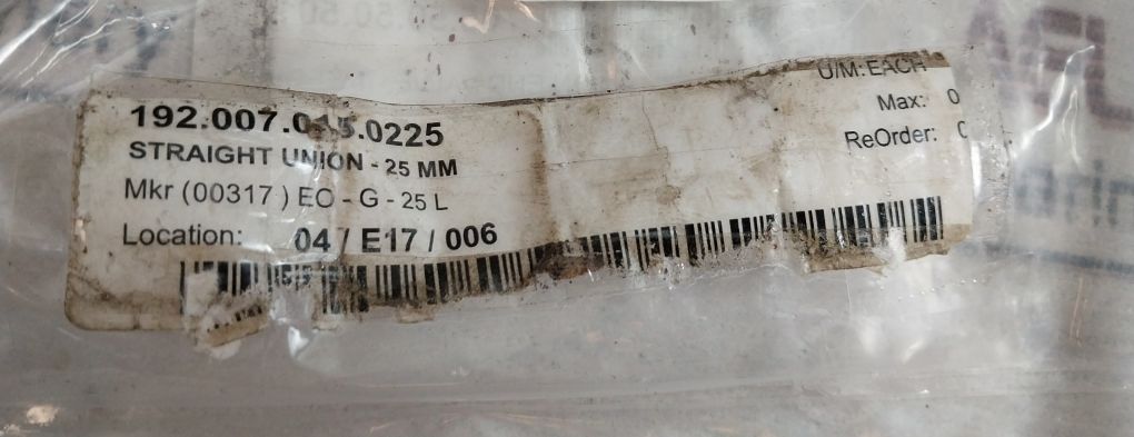 Rubinetterie Industriali S 3000 Straight Steel Union End Valve (Needle)