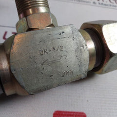 Rubinetterie Industriali S 3000 Straight Steel Union End Valve (Needle)