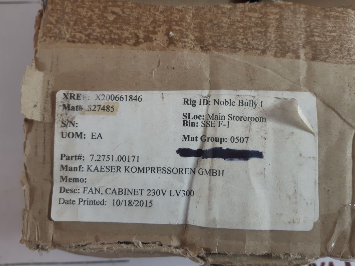 Rubsamen & Herr Lv 300 Filter Fan