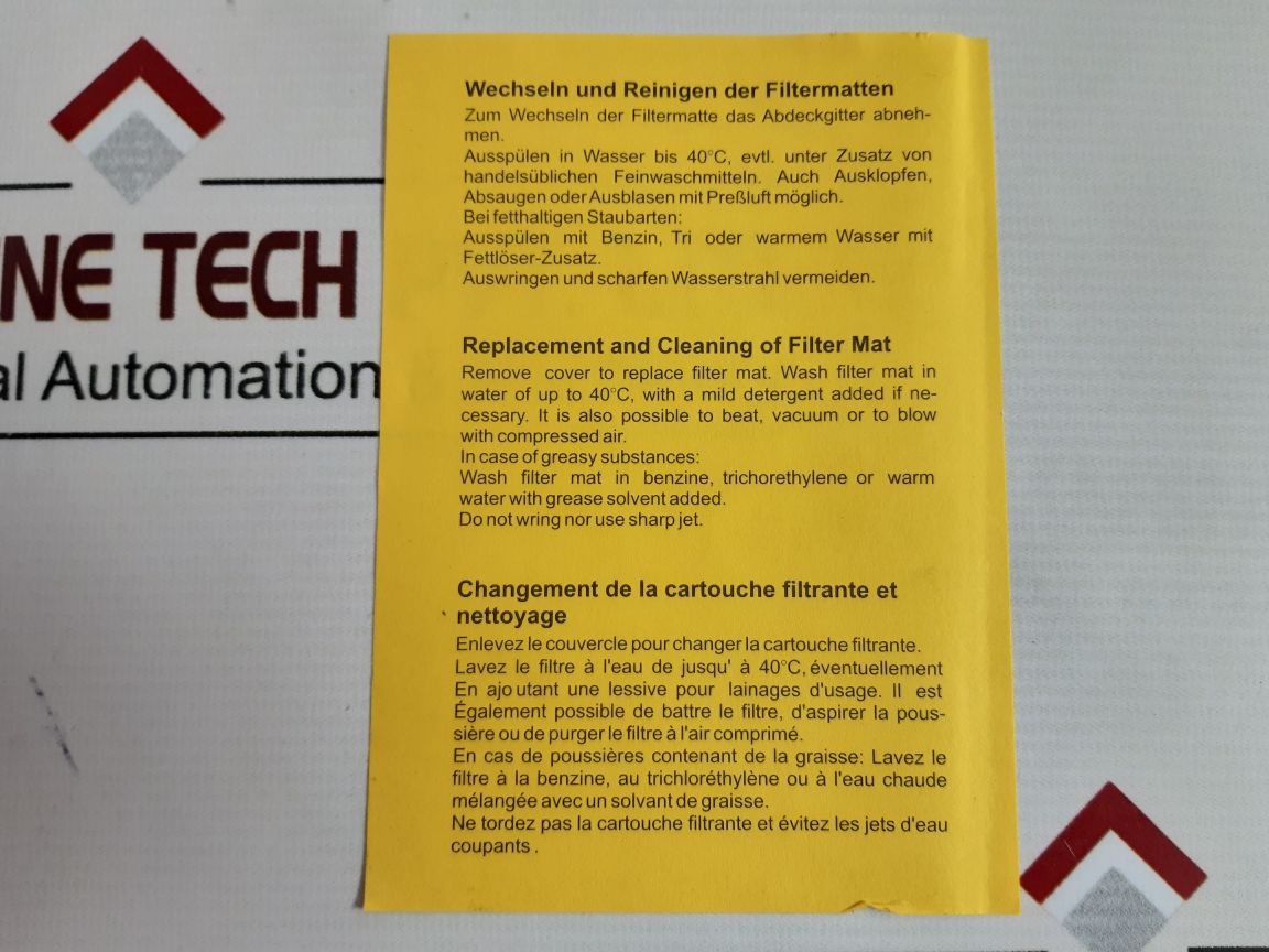 Rubsamen & Herr Lv 300 Filter Fan