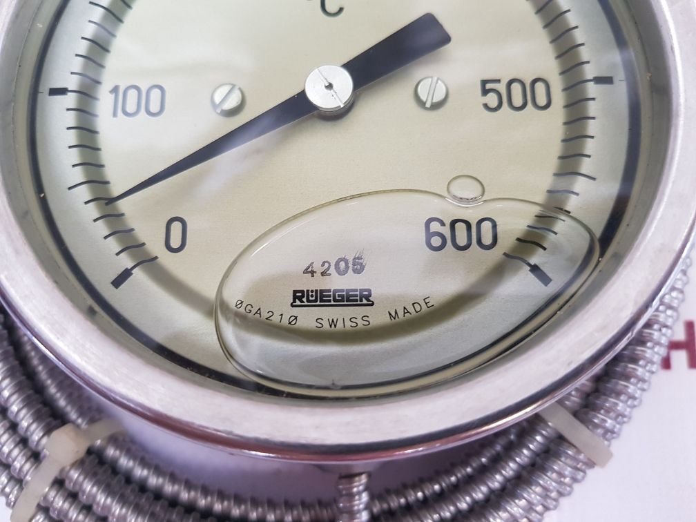 Rueger 0 To 600 °C Thermometer New