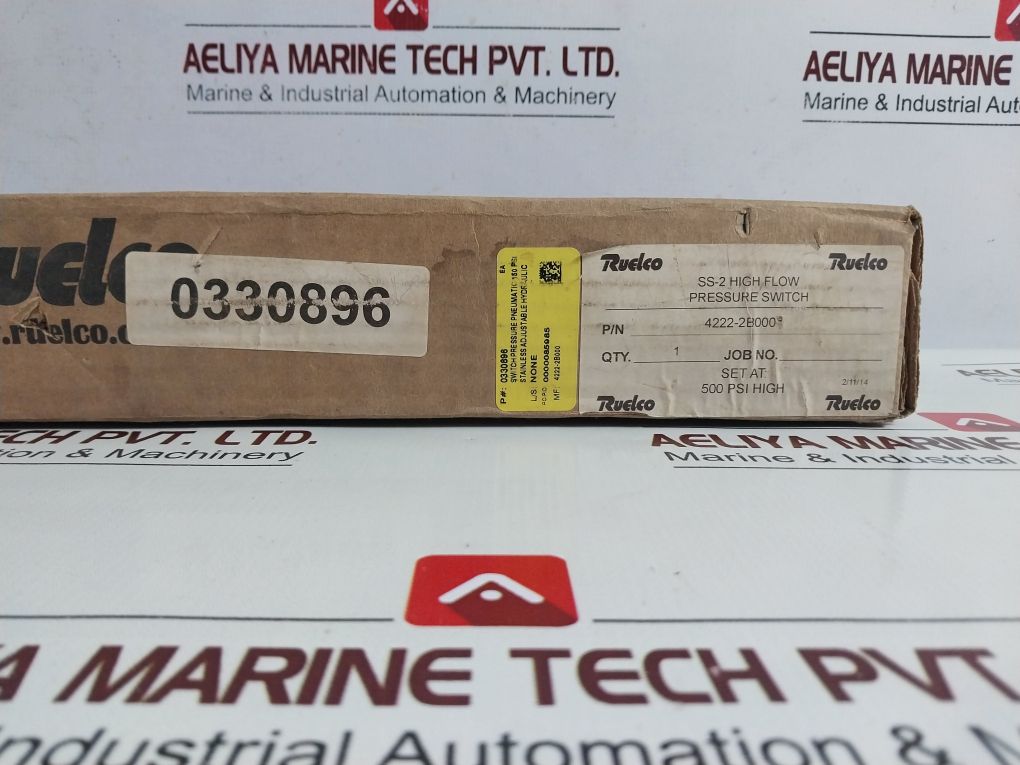 Ruelco/Oceaneering 4222-2B000 Ss-2 High Flow Pressure Switch