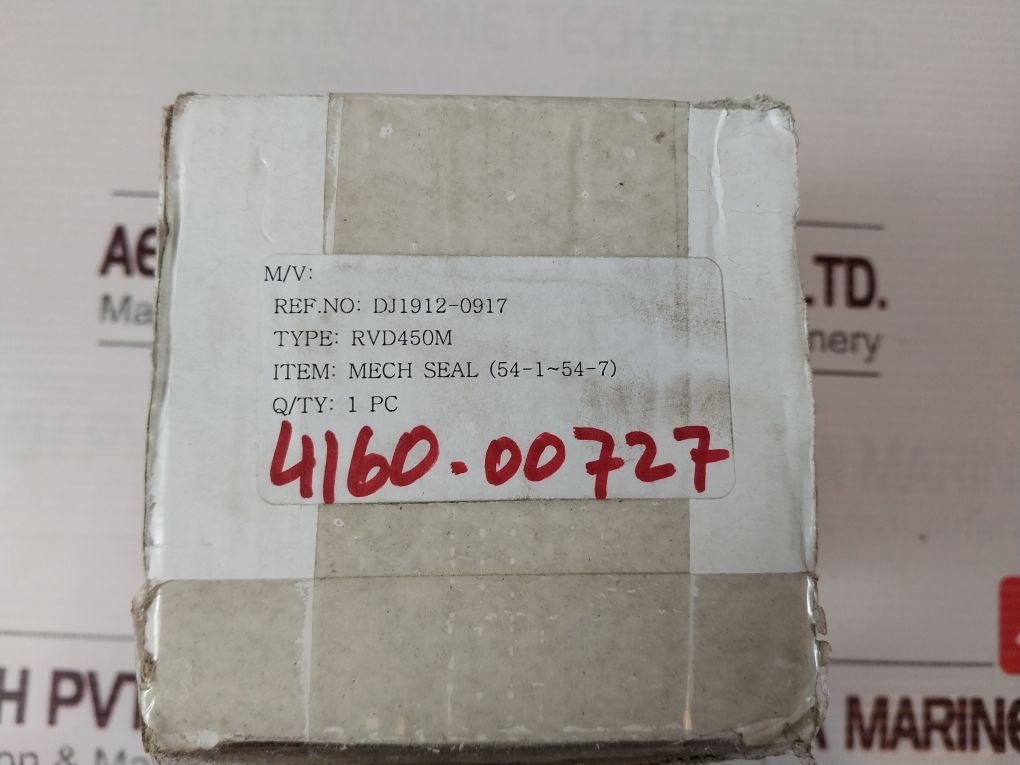 Rvd450M Mech Seal (54-1~54-7) Set