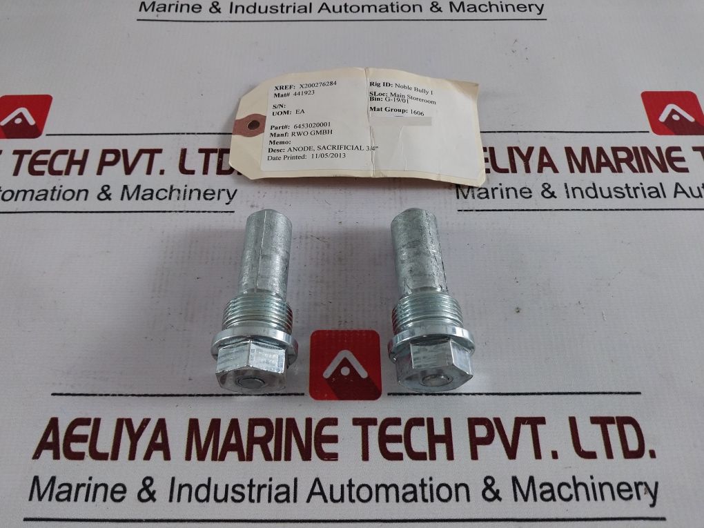 Rwo 6453020001 Sacrificial 34” Anode