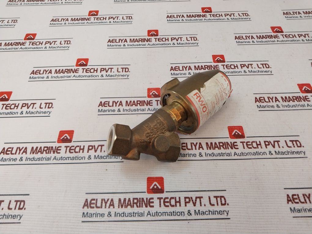 Rwo Dn20 Pn16 Pneumatic Brass Angle Seat Piston Valve 593 6002 00