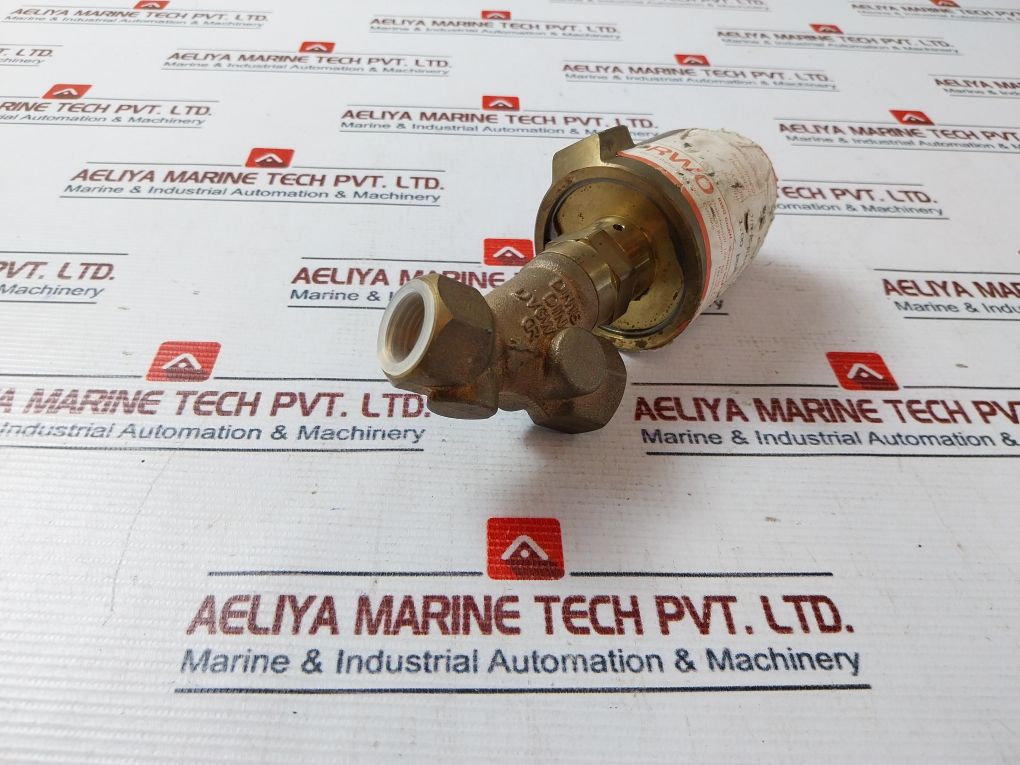 Rwo Pn16 Pa-ix Pneumatic Brass Angle Seat Piston Valve G1/2” Sk50-ms
