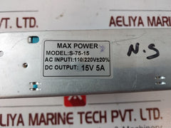 S-75-15 Switching Power Supply 110/220V