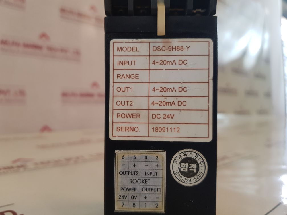Sinwoo S-con Dsc-9H88-y Isolated Dc Signal Converter