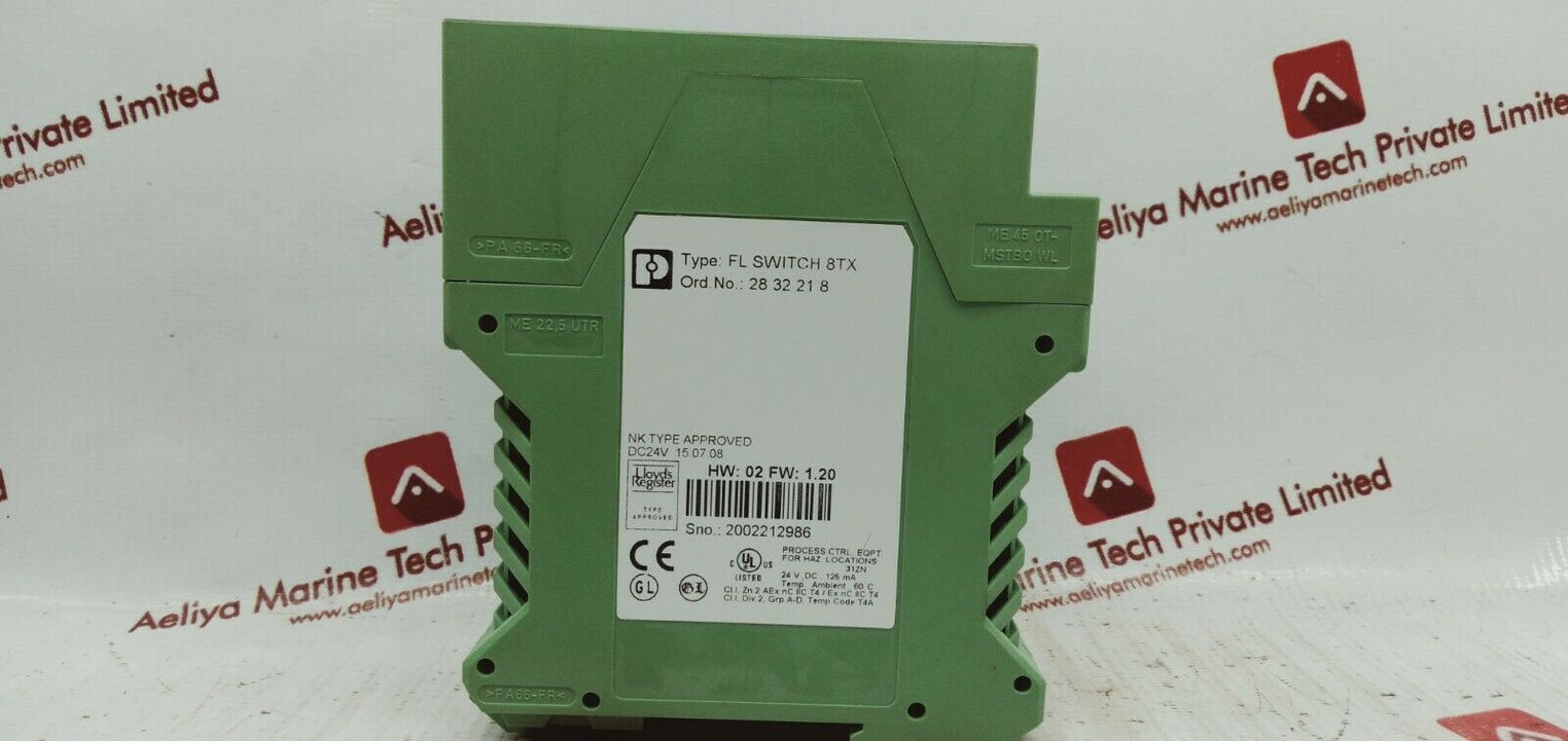Phoenix contact 2832218 fl switch 8tx ethernet switch