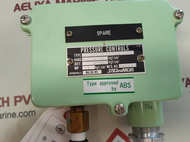 Saginomiya ans-c110wk3q pressure controls