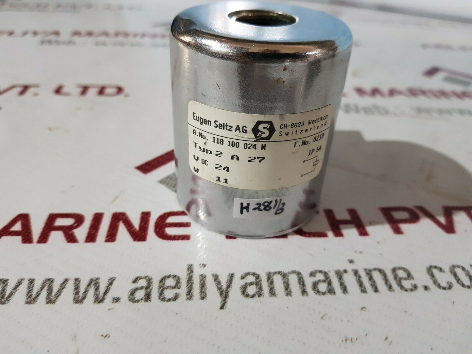 Eugen Seitz Ag 2A27 Solenoid Valve Coil 118 100 024 N