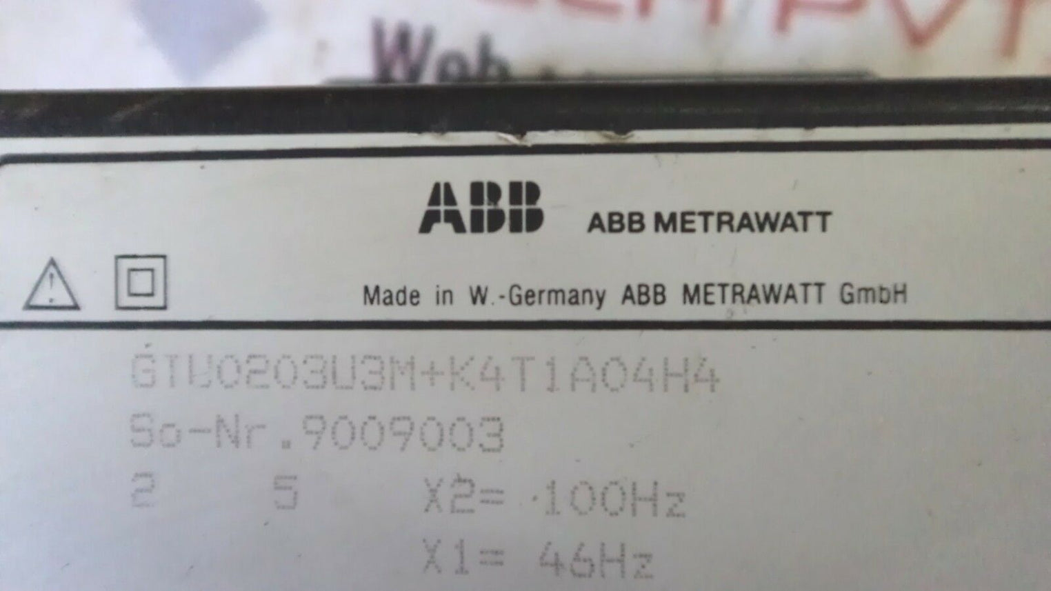 Abb metrawatt gtu0203u3m+k4t1a04h4